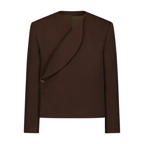 Chocolate Kingsley Fugu Blazer
