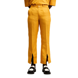 Odyssey Slit Pants - Mustard