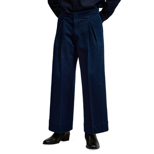 Dadie Anoma Denim Pleat Trousers